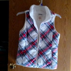 Nwot winter sleeveless vest fluffy lined